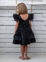 Bell tutu skirt flower girl dress