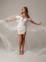short casual urban wedding dress
