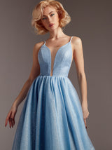 Sparkle Low back midi coctail dress