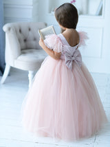 Tulle tutu flower girl ball gown dress