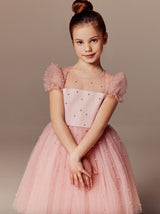 Puff sleeve ballerina Communion dress