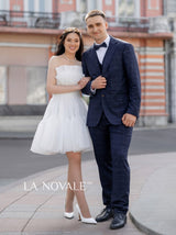 Bridal shower tulle mini dress