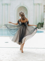 Polka dot 1950s retro vintage coctails dress