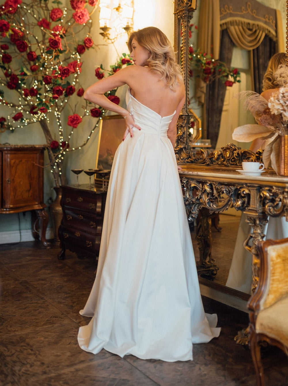 corset ruched wedding dress Off-Shoulder Appliques Corset Ruched Mermaid Wedding Dress Loveiss
