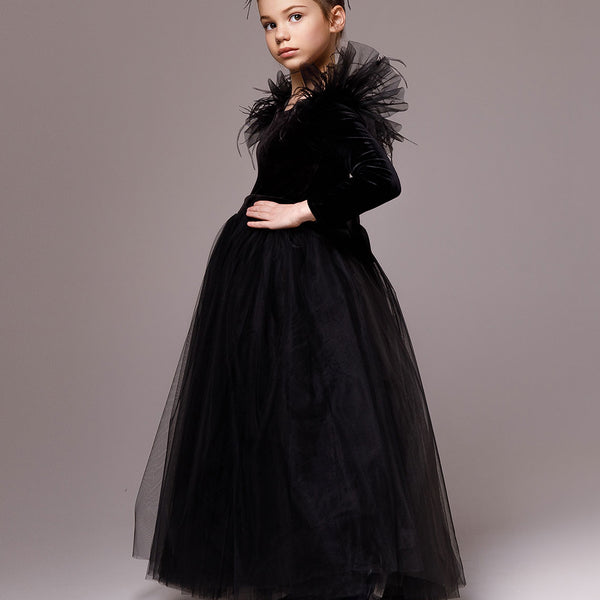 Gothic flower shop girl dresses