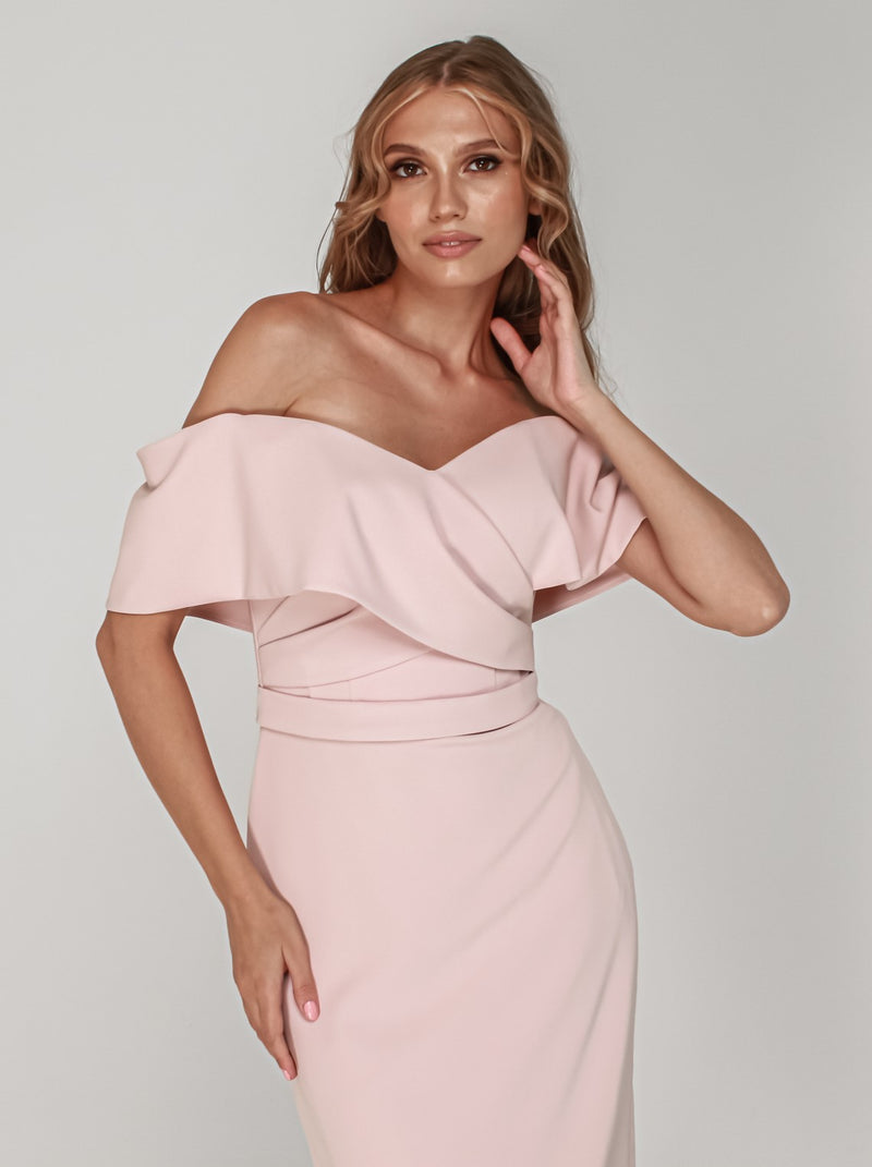 pink pencil dress for wedding ROSE pencil dress + removable skirt wrap/ custom made all sizes 40s 50s inspiration