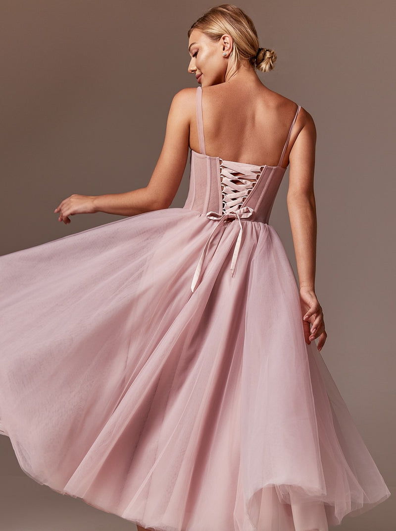 lace up corset prom dress Faviana Illusion Lace Corset Lace-up Back Prom Dress 11255 Red / 8