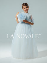 Church wedding flower girl dress with bespoke matching flower girl tote bag