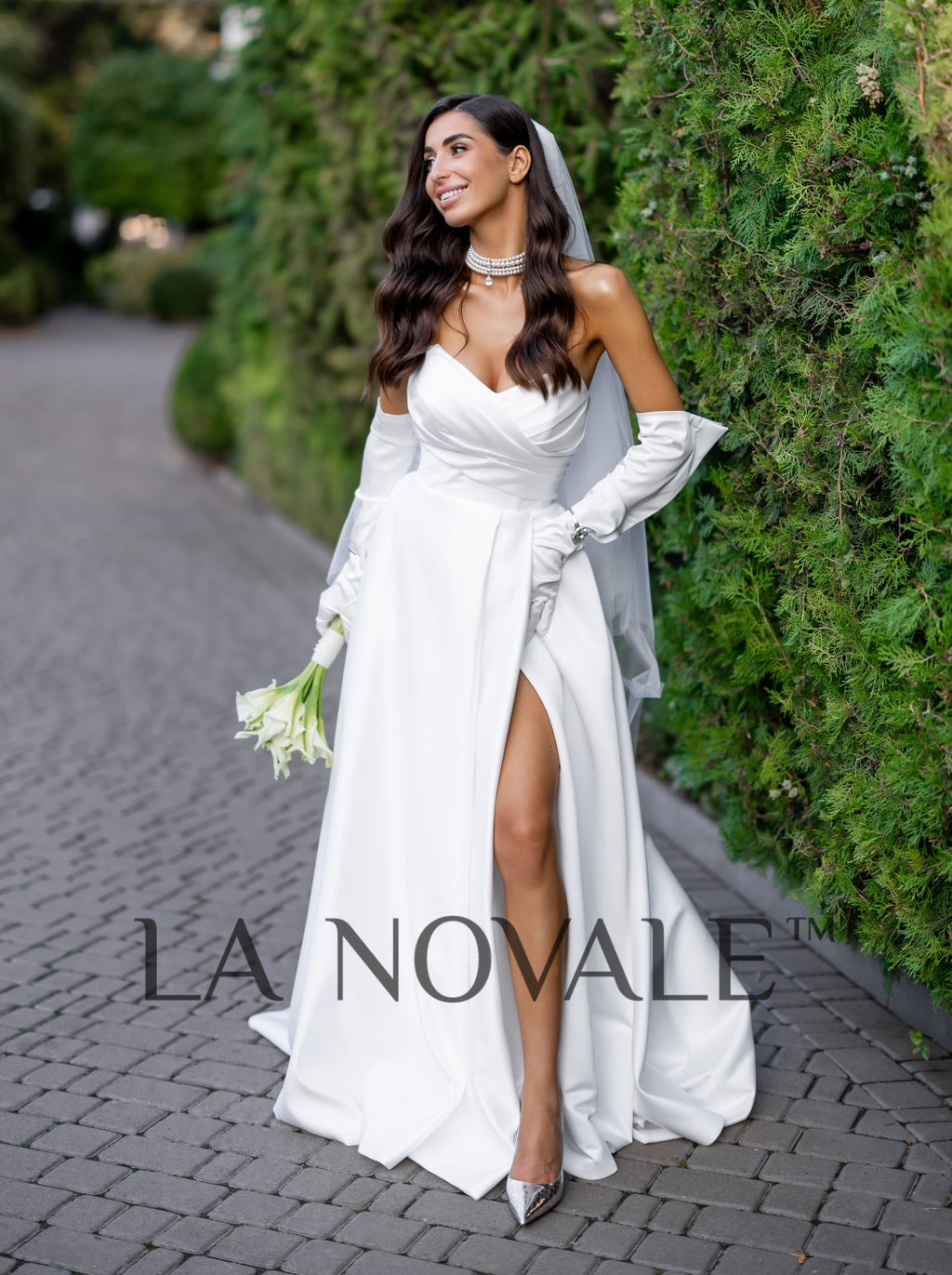green emerald velvet dress Morilee 