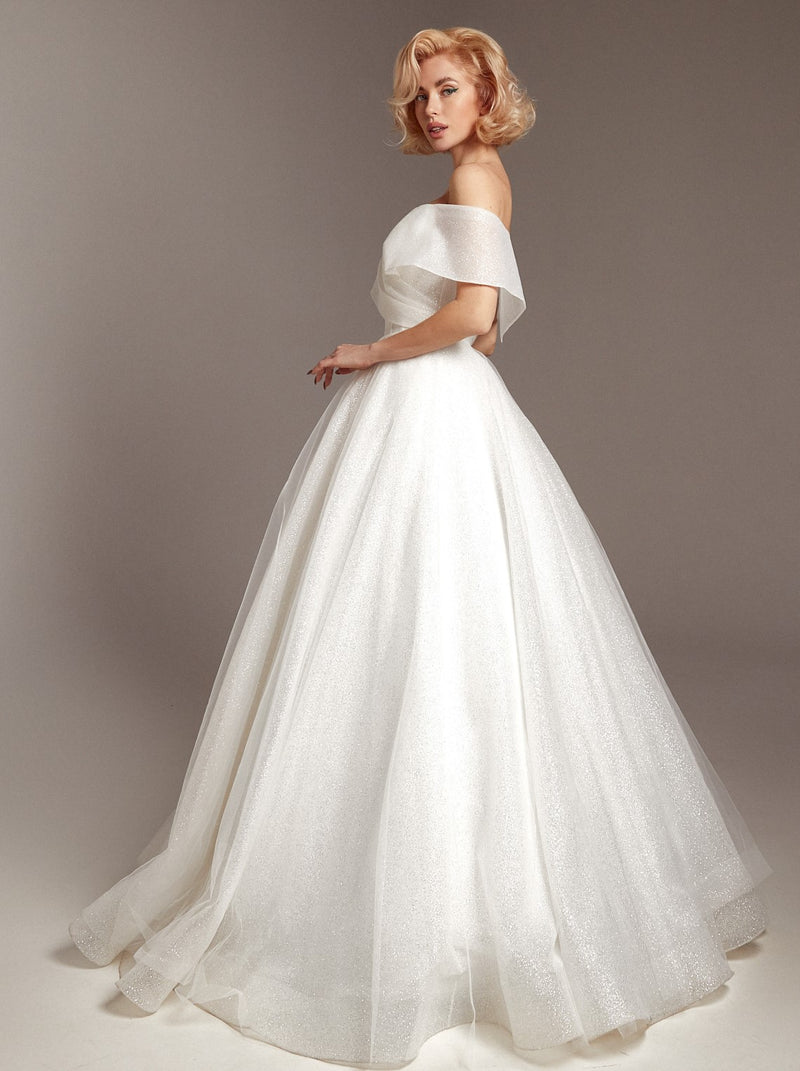 ballroom wedding dress Sparkle ballroom wedding dress – La Novale Atelier