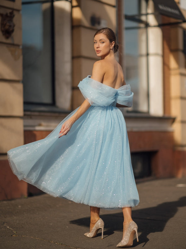 1950s inspired cupcake evening dress