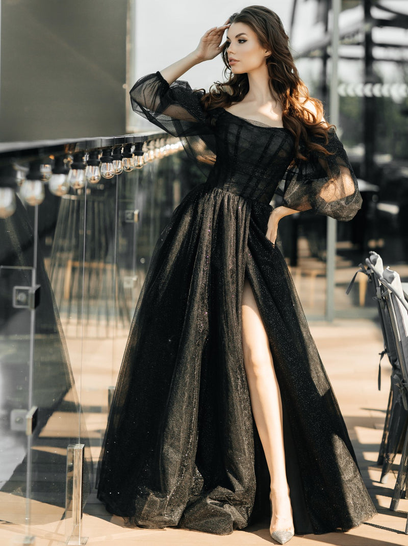 celestial Off the shoulder bustier evening dress La Novale Atelier celestial Off the shoulder bustier evening dress La Novale Atelier