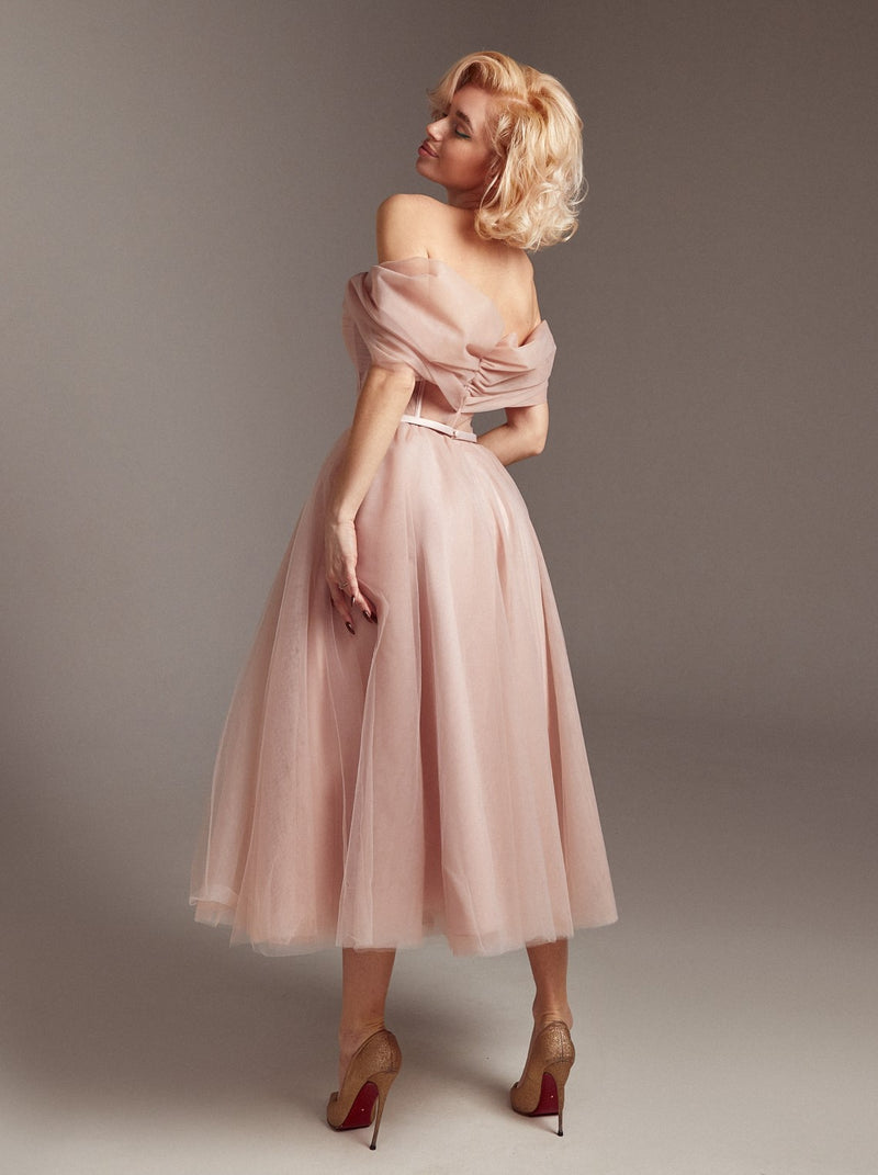 Retro inspired swing coctail dress – La Novale Atelier