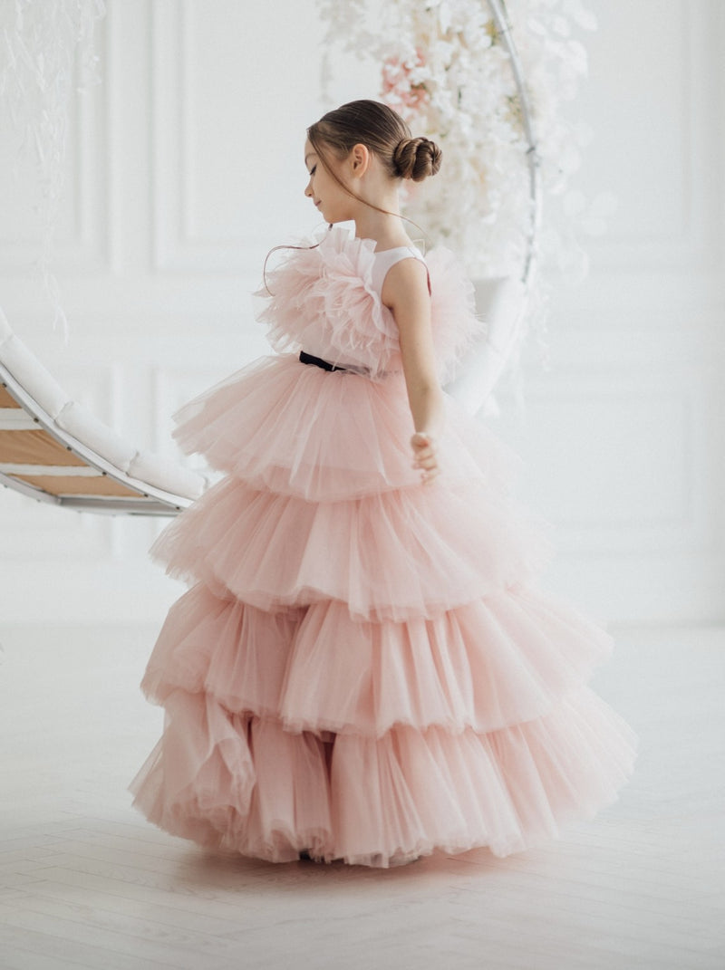 Preteen formal occasion ball gown dress